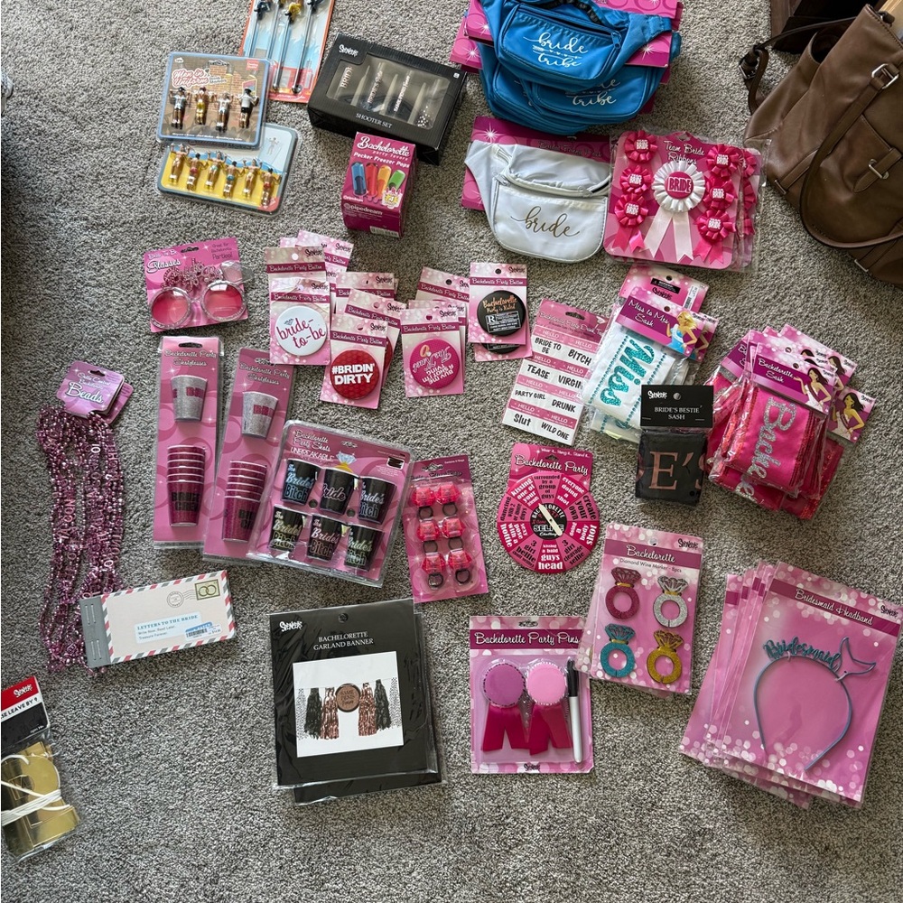 Create your own Bachelorette Party Accessories *** read description**